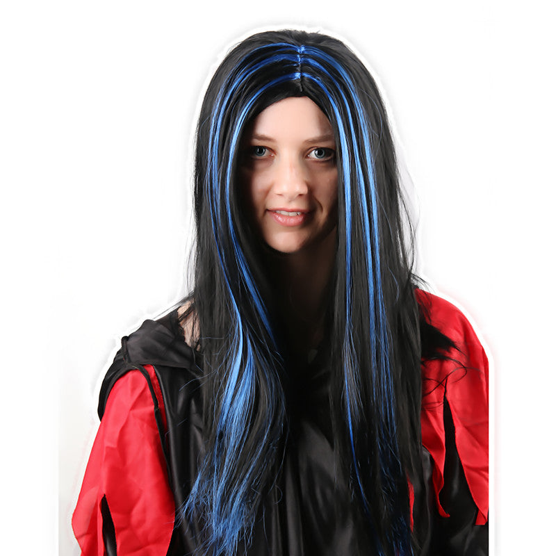 24 inch witch wig ladies dress up wig Europe and the United States fashion party festival ladies wig