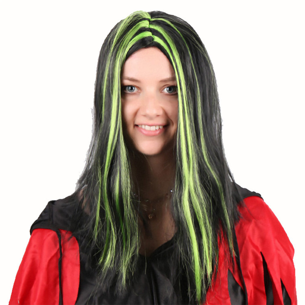 24 inch witch wig ladies dress up wig Europe and the United States fashion party festival ladies wig