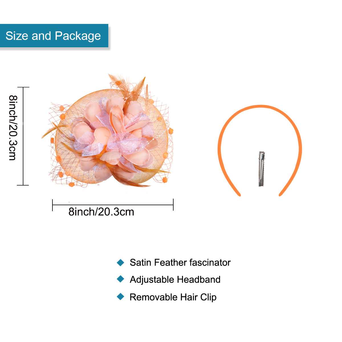 Boutique factory direct sales bridal hat retro mesh head flower feather hair accessories small hat hairpin bridal headdress