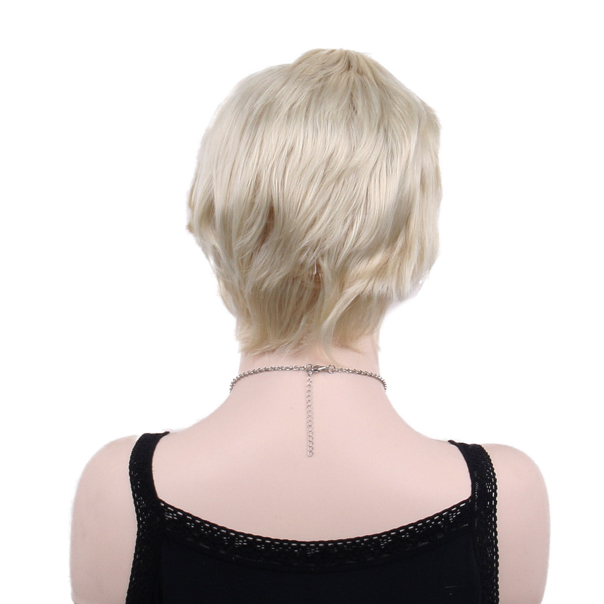 10 Inch Oq Hair Glueless Human Hair Curly Blonde Wig For Daily Party Wig