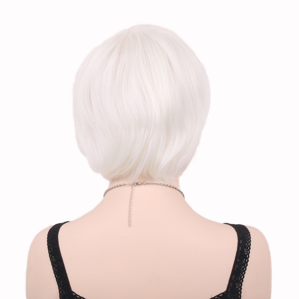 12 Inch Short White Kinky Curly Luvme Glueless Synthetic Wigs Human Hair Pre Plucked For Black Women Human Hair Glueless