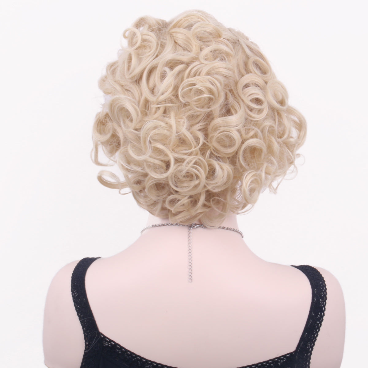 Blond Body Weave Gold Deep Women's Fashion Short Curly Wigs For Woman Use