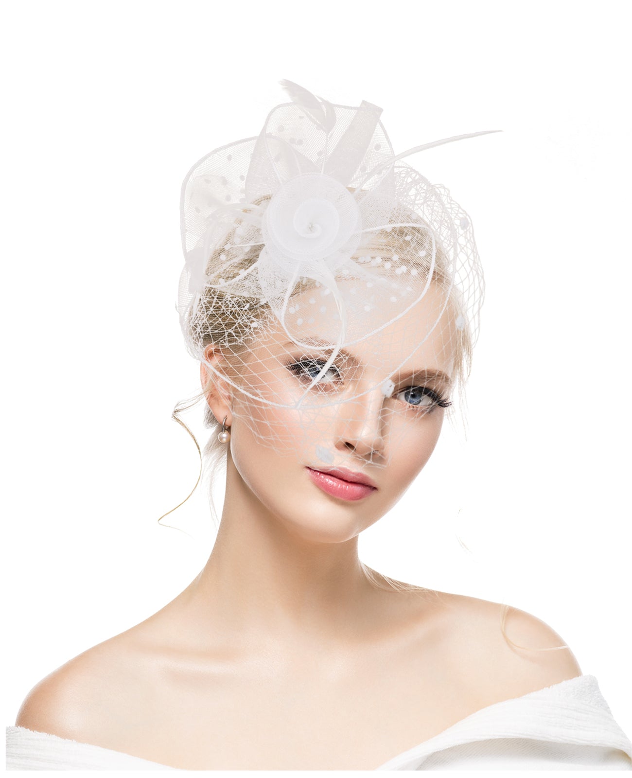 new feather mesh horse racing festival hat bride wedding photography retro ball hat tea party banquet headdressEuropean and American new feather mesh horse racing festival hat bride wedding photography retro ball hat tea party banquet headdress