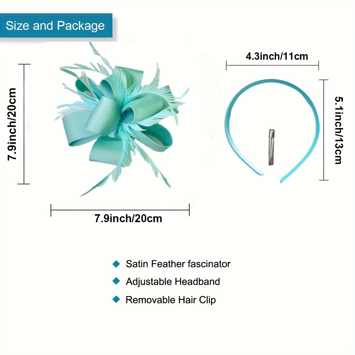 European and American party festival satin temperament solid color ladies headband wedding tea party hat hairpin headdress