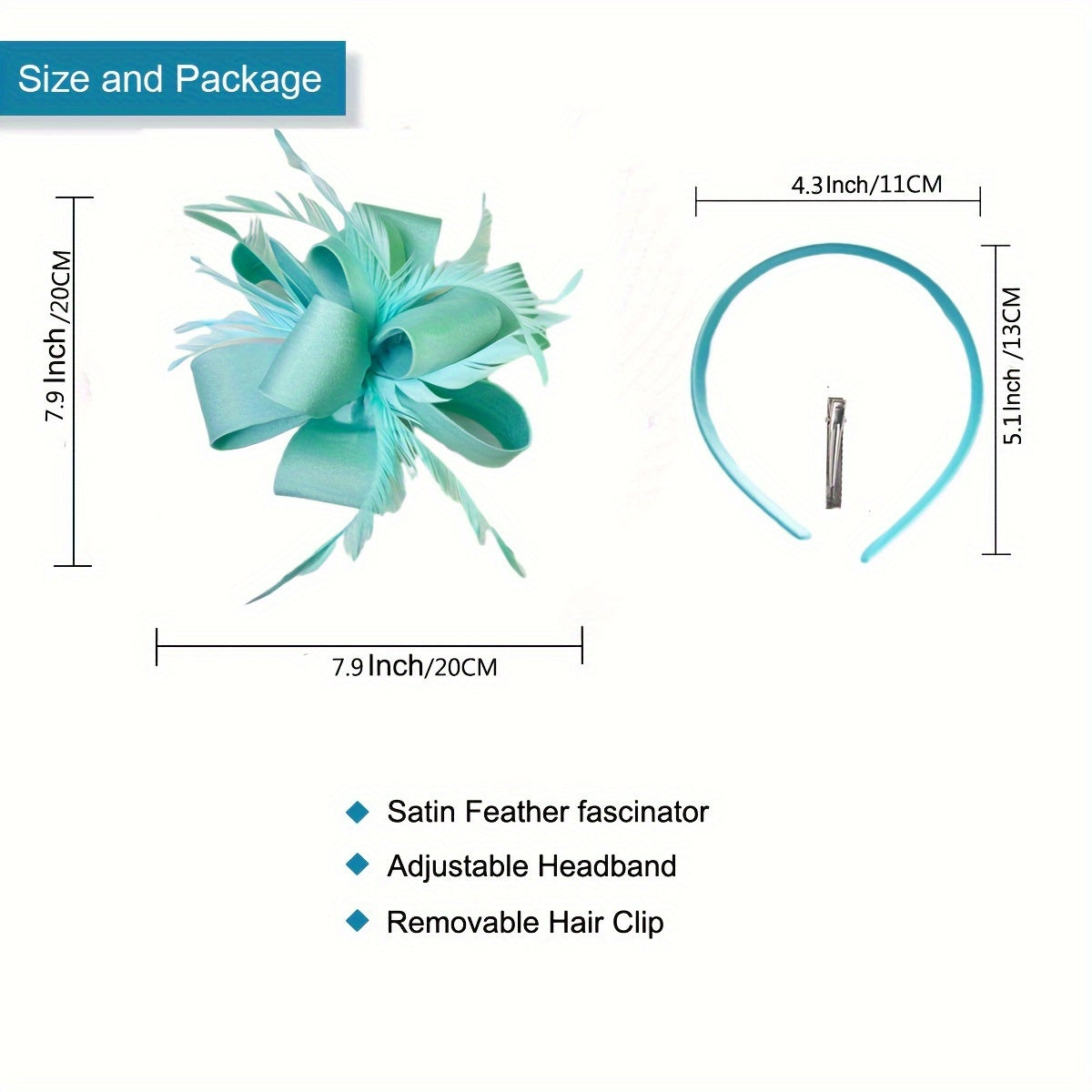 European and American party festival satin temperament solid color ladies headband wedding tea party hat hairpin headdress