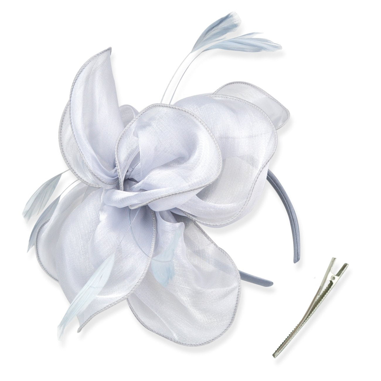 Korean yarn flash headdress Fascinators European and American feather hair accessories dance party cocktail