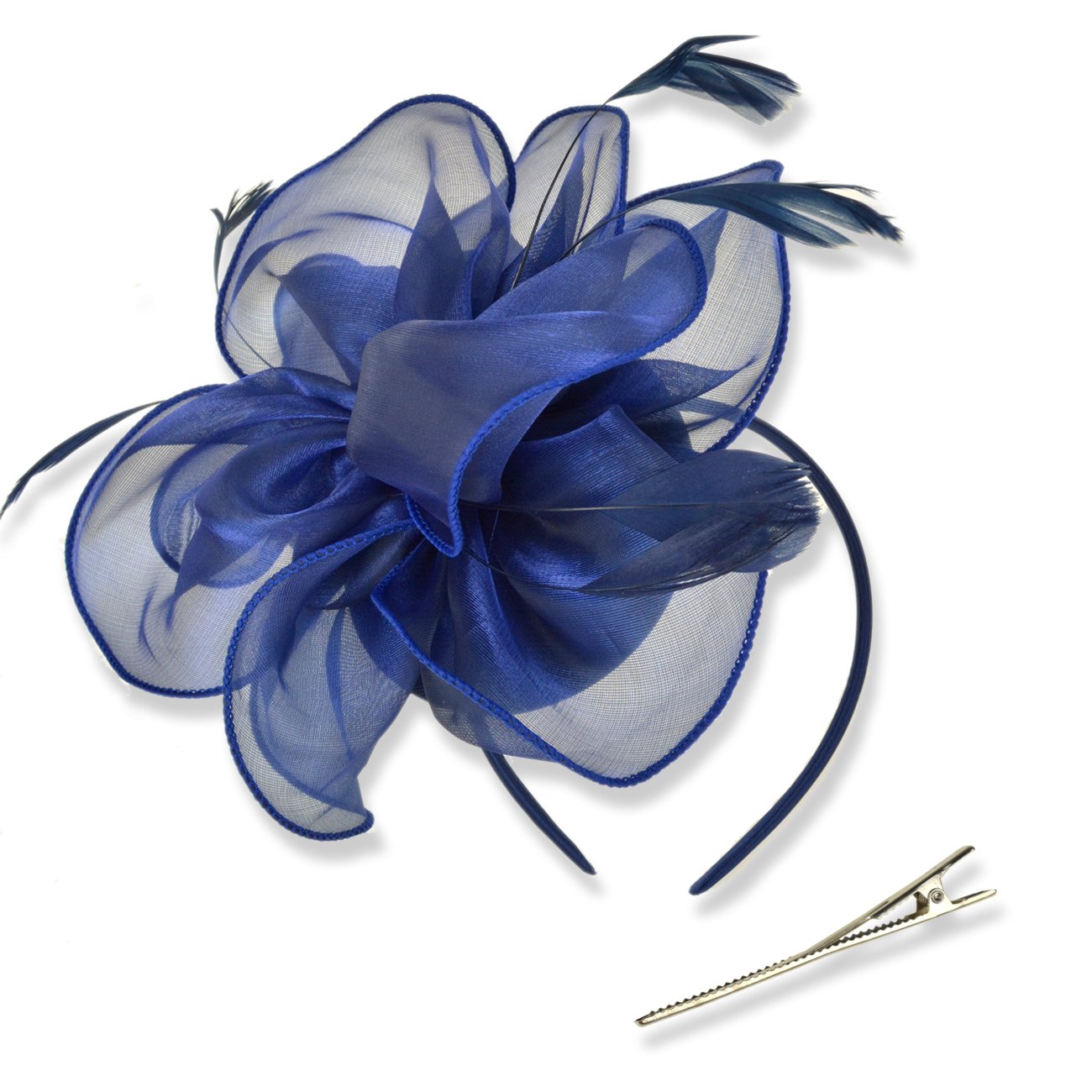 Korean yarn flash headdress Fascinators European and American feather hair accessories dance party cocktail