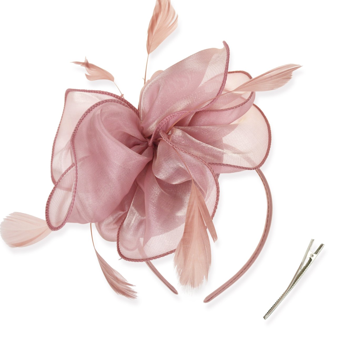 Korean yarn flash headdress Fascinators European and American feather hair accessories dance party cocktail