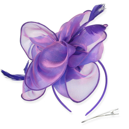 Korean yarn flash headdress Fascinators European and American feather hair accessories dance party cocktail