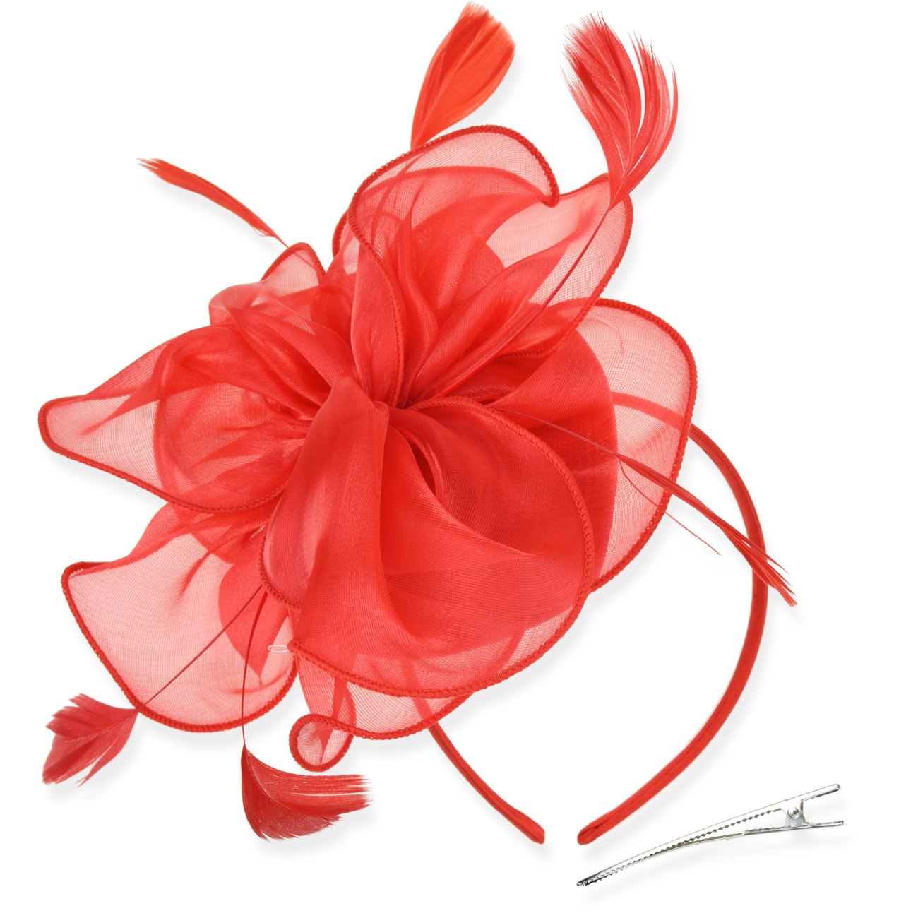 Korean yarn flash headdress Fascinators European and American feather hair accessories dance party cocktail