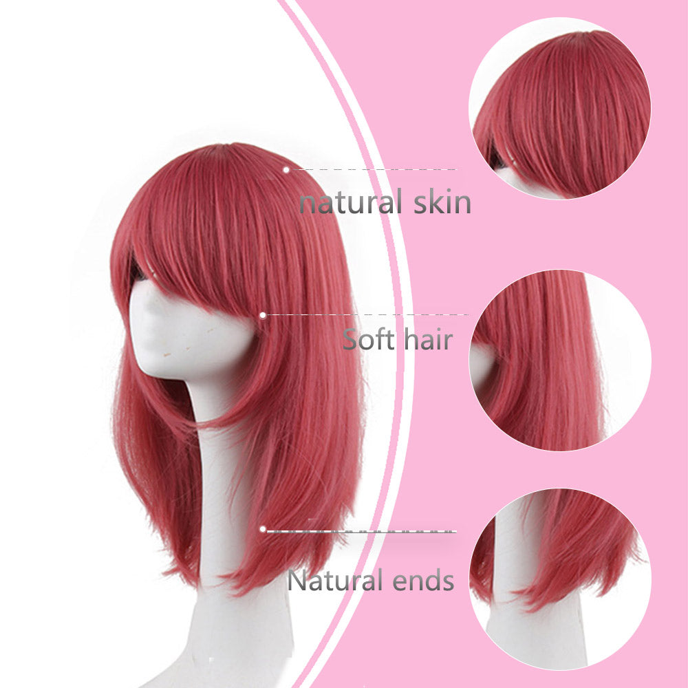 Nishikino Maki cosplays as anime character wearing a wig