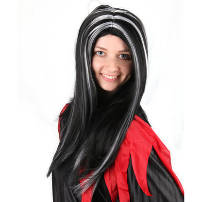 24 inch witch wig ladies dress up wig Europe and the United States fashion party festival ladies wig