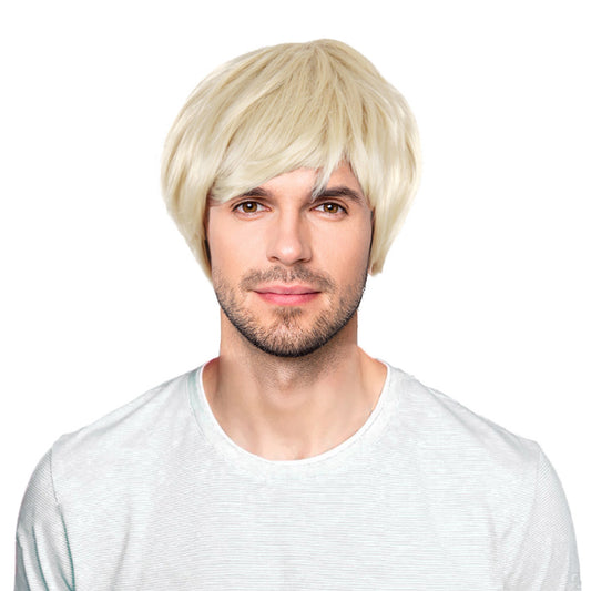 10 Inch Oq Hair Glueless Human Hair Curly Blonde Wig For Daily Party Wig