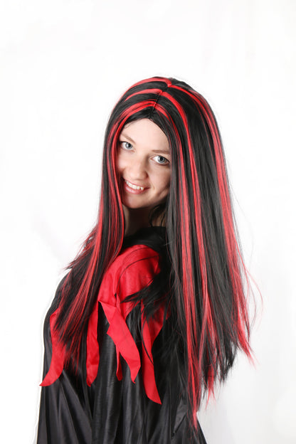 24 inch witch wig ladies dress up wig Europe and the United States fashion party festival ladies wig