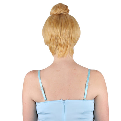 10 Inch Personality Short Meatball Head Kinky Straight Synthetic Fiber Wig For Women Party Wear