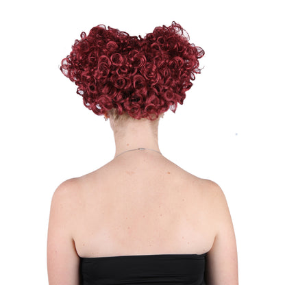 10 Inch Oq Hair Glueless Brown Corn Perm Fluffy Red Wig Dreamland Queen of Hearts Matching Wig