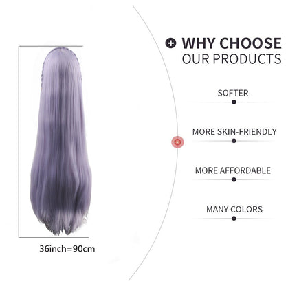Emilia cosplay wig gem fantasy light recreates anime character