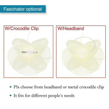 European and American hot-selling flower mesh hair accessories bride stage performance photo veil headdress