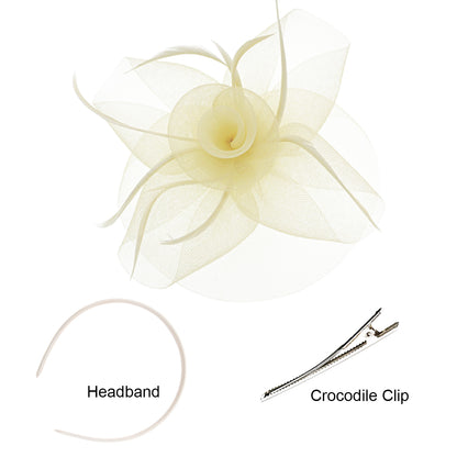 European and American hot-selling flower mesh hair accessories bride stage performance photo veil headdress