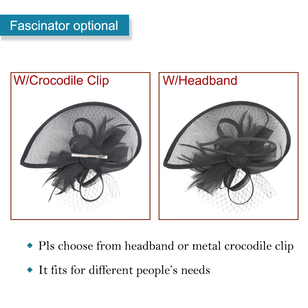 Cross-border church bride Jockey Club headdress retro veil celebrity feather hat female hair accessories stage mesh dinner